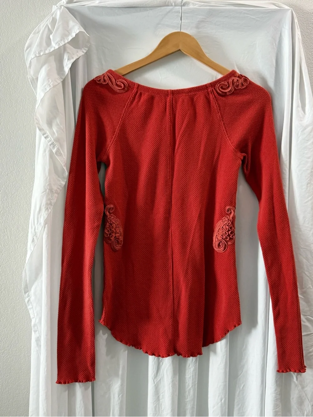 Free People styling tonal waffle